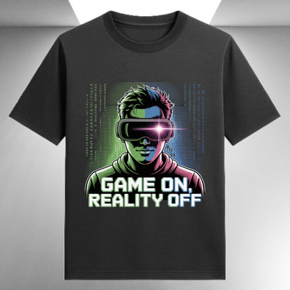 Game On Reality Off Unisex Supima T-shirt