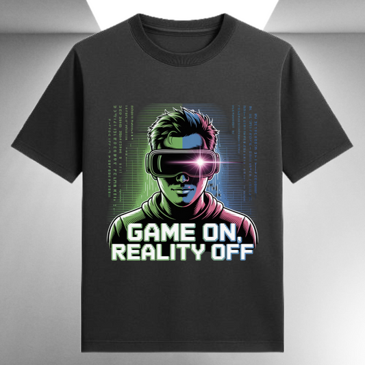 Game On Reality Off Unisex Supima T-shirt