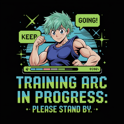 Training Arc In Progress Please Stand By Unisex Supima T-shirt
