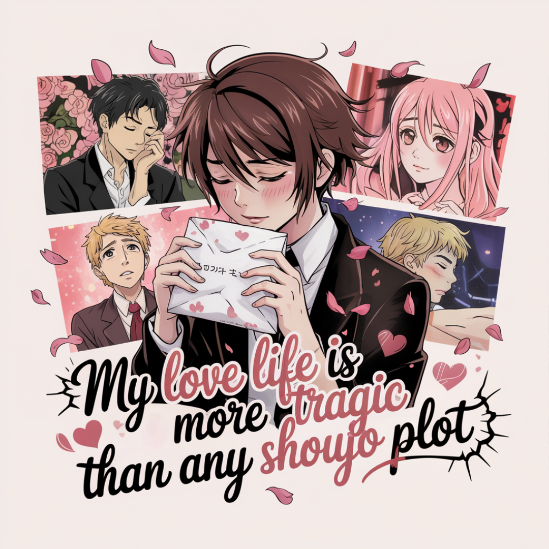 My Love Life Is More Tragic Than Any Shoujo Plot Unisex Supima T-shirt