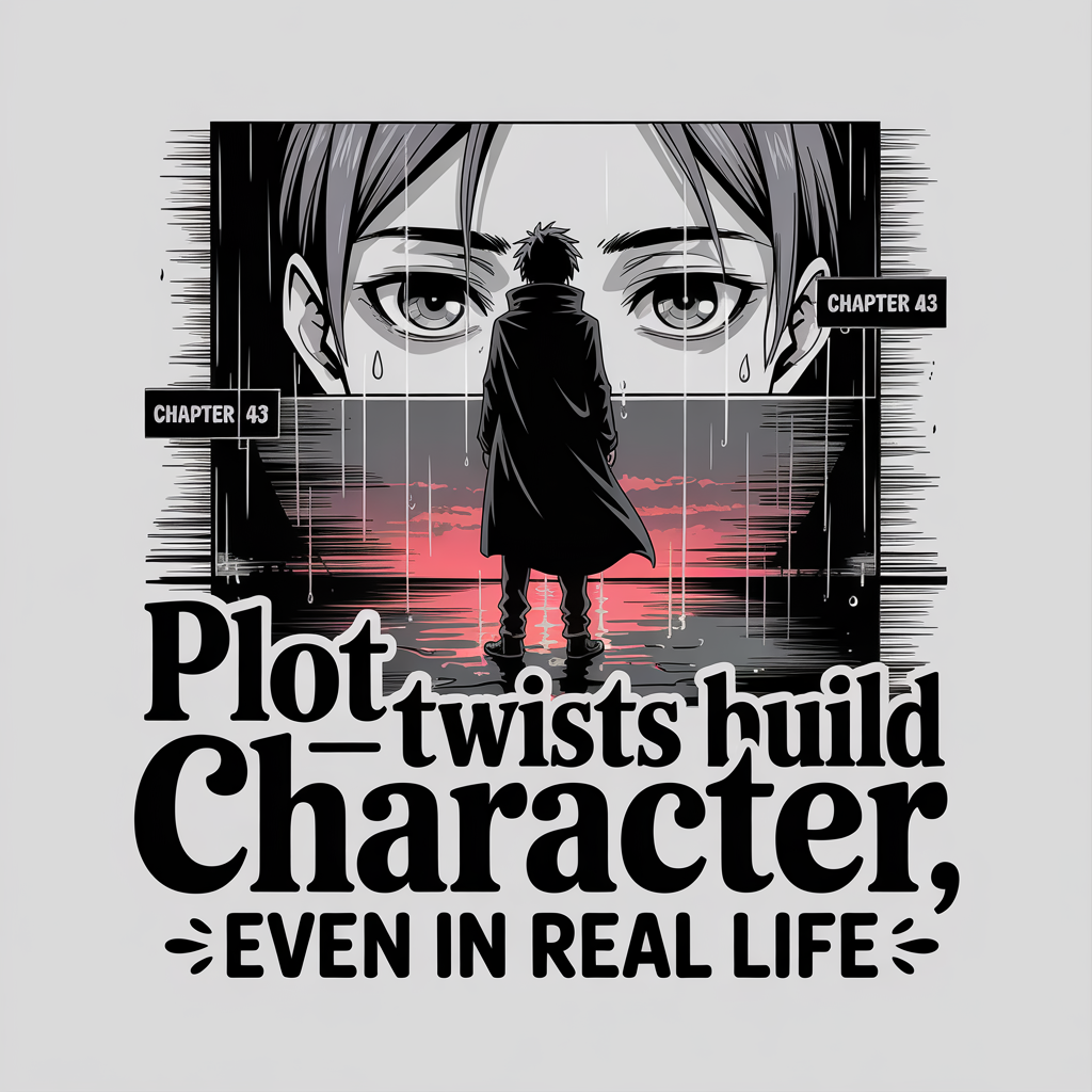 Plot Twists Build Character Even In Real Life Unisex Supima T-shirt