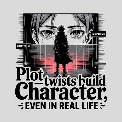 Plot Twists Build Character Even In Real Life Unisex Supima T-shirt