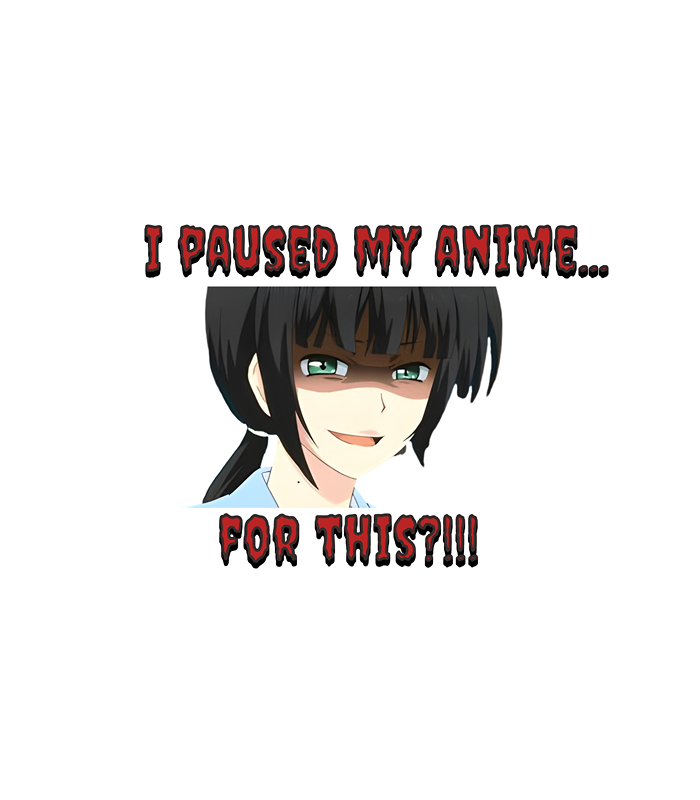 I Paused My Anime For This Unisex Supima T-shirt