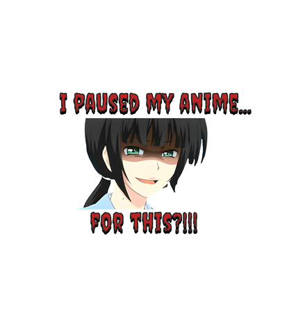 I Paused My Anime For This Unisex Supima T-shirt
