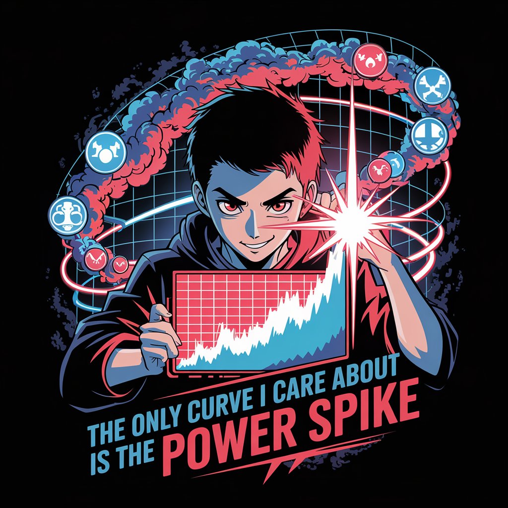The Only Curve I Care About Is The Power Spike Unisex Supima T-shirt