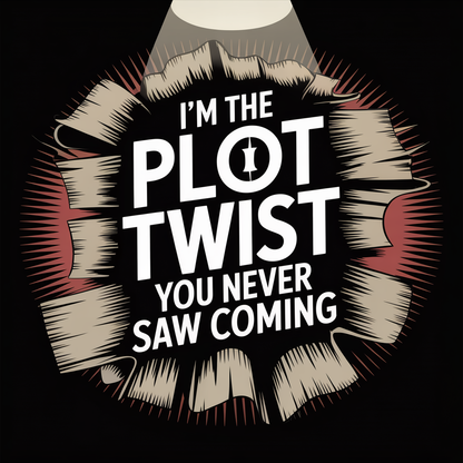 I'm The Plot Twist You Never Saw Coming Unisex Supima T-shirt