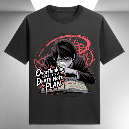 Overthinking Like It's A Death Note Plan Unisex Supima T-shirt