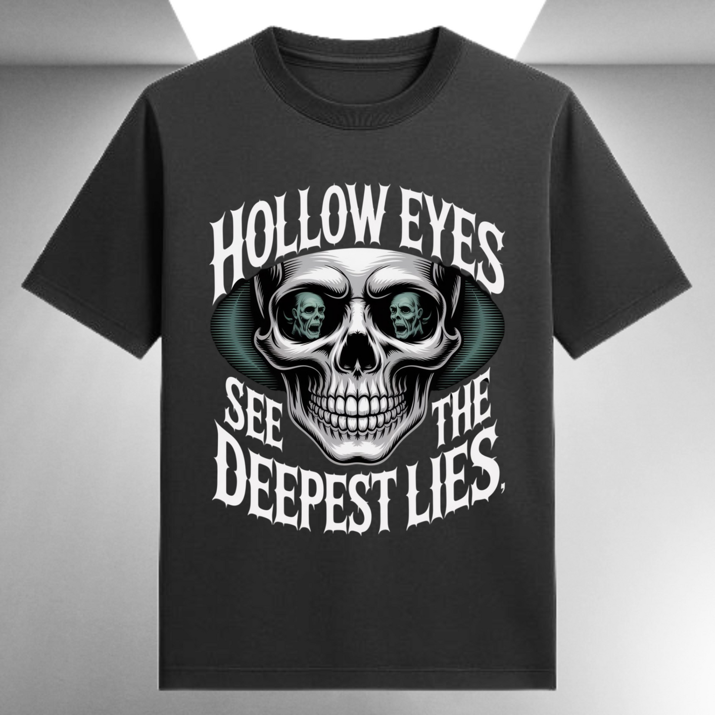 Hollow Eyes See The Deepest Lies Unisex Supima T-shirt