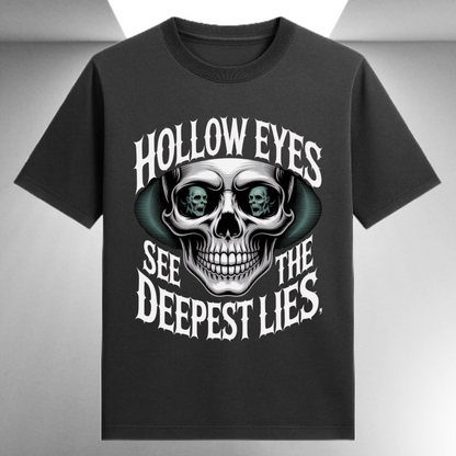 Hollow Eyes See The Deepest Lies Unisex Supima T-shirt