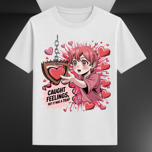 Caught Feelings But It Was A Trap (Male) Unisex Supima T-shirt