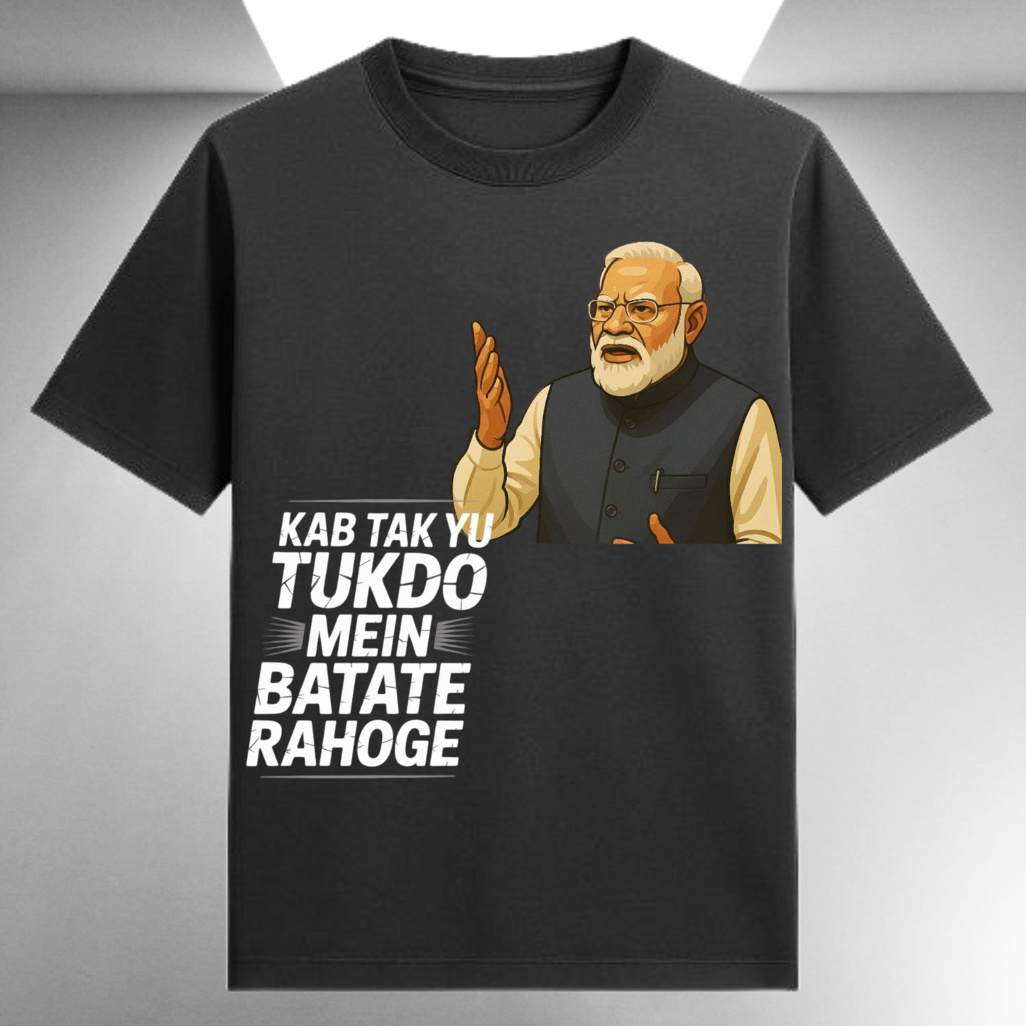 Kab Tak Yu Tukdo Mein Batate Rahoge PM Modi Unisex Supima T-shirt