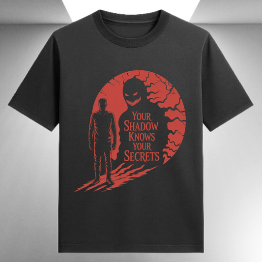 Your Shadow Knows Your Secrets Unisex Supima T-shirt