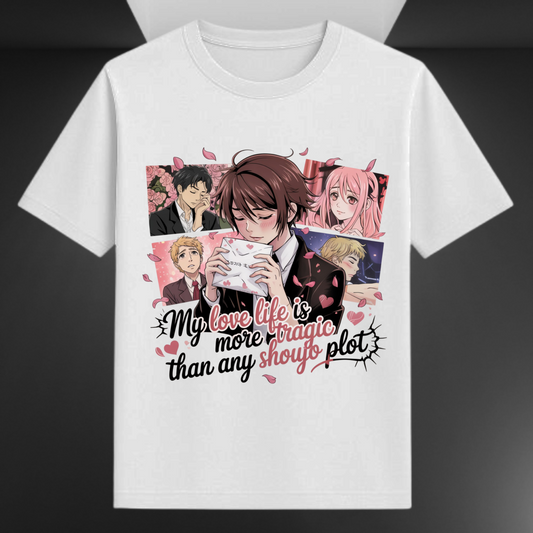 My Love Life Is More Tragic Than Any Shoujo Plot Unisex Supima T-shirt
