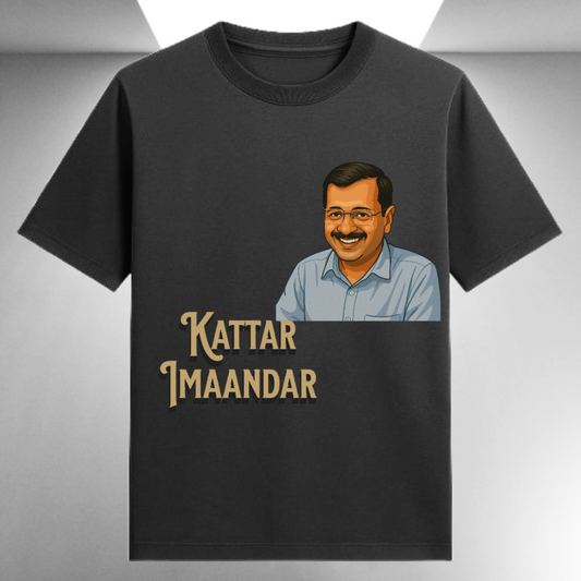Kattar Imaandar Arvind Kejriwal Unisex Supima T-shirt