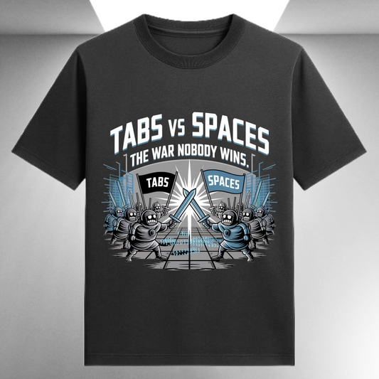 The Tabs Vs Spaces The War Nobody Wins Unisex Supima T-shirt
