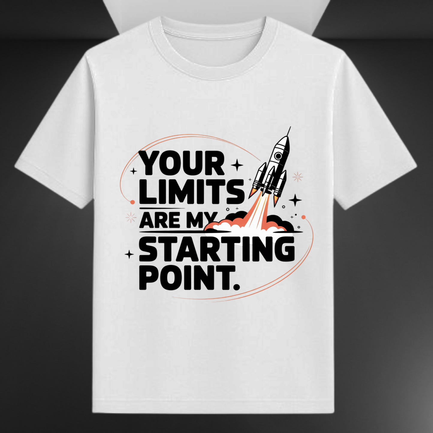 Your Limits Are My Starting Point Unisex Supima T-shirt