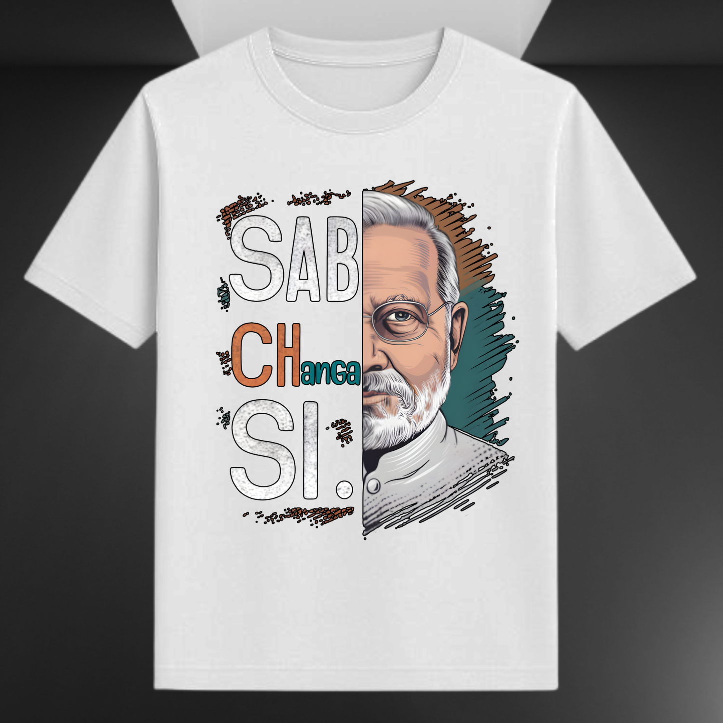 Sab Changa Si PM Modi Political Unisex T-shirt