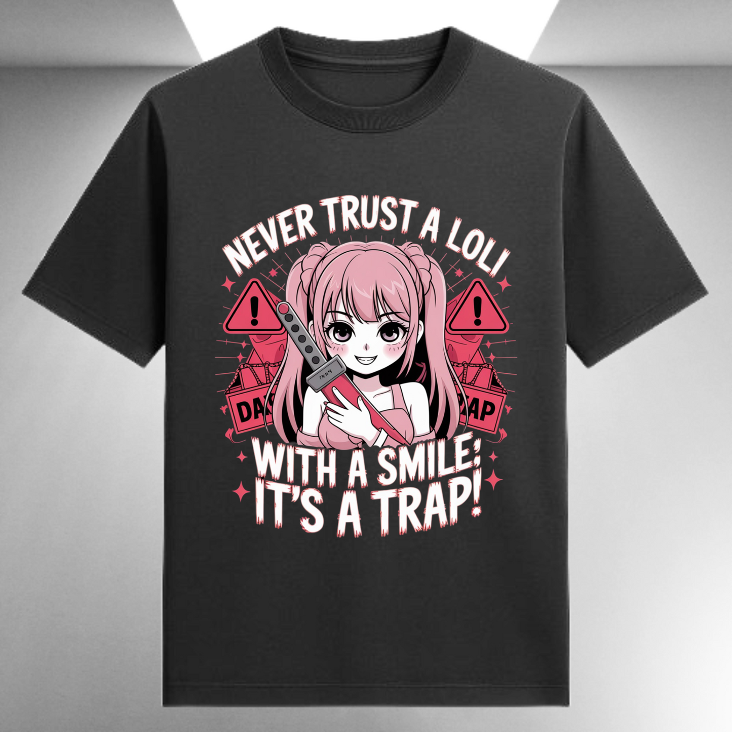 Never Trust A Loli With A Smile It's A Trap Unisex Supima T-shirt