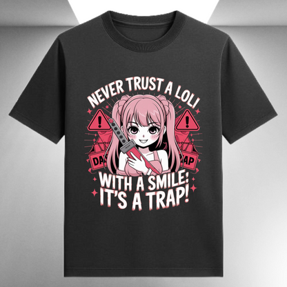 Never Trust A Loli With A Smile It's A Trap Unisex Supima T-shirt