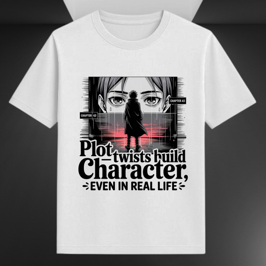 Plot Twists Build Character Even In Real Life Unisex Supima T-shirt