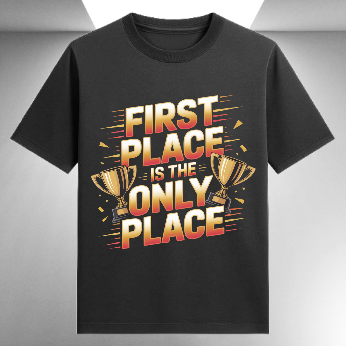 First Place Is The Only Place Unisex Supima T-shirt