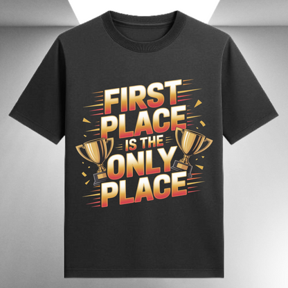 First Place Is The Only Place Unisex Supima T-shirt