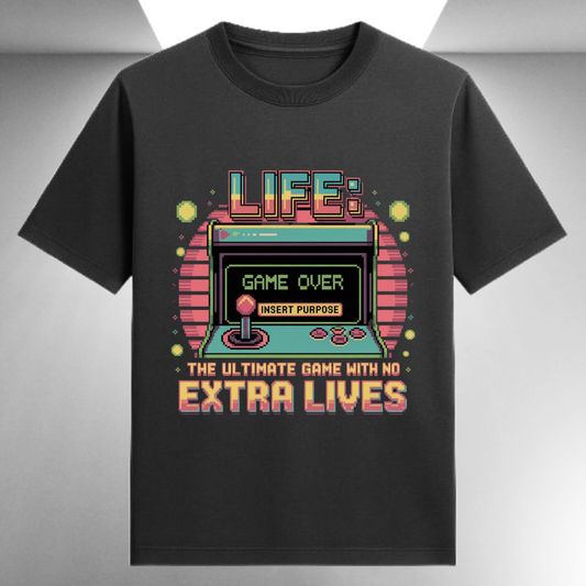 Life The Ultimate Game With No Extra Lives Unisex Supima T-shirt