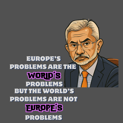 Europe's Problems Are The World's Problems But The World's Problems Are Not Europe's Problems S. Jaishankar Unisex Supima T-shirt