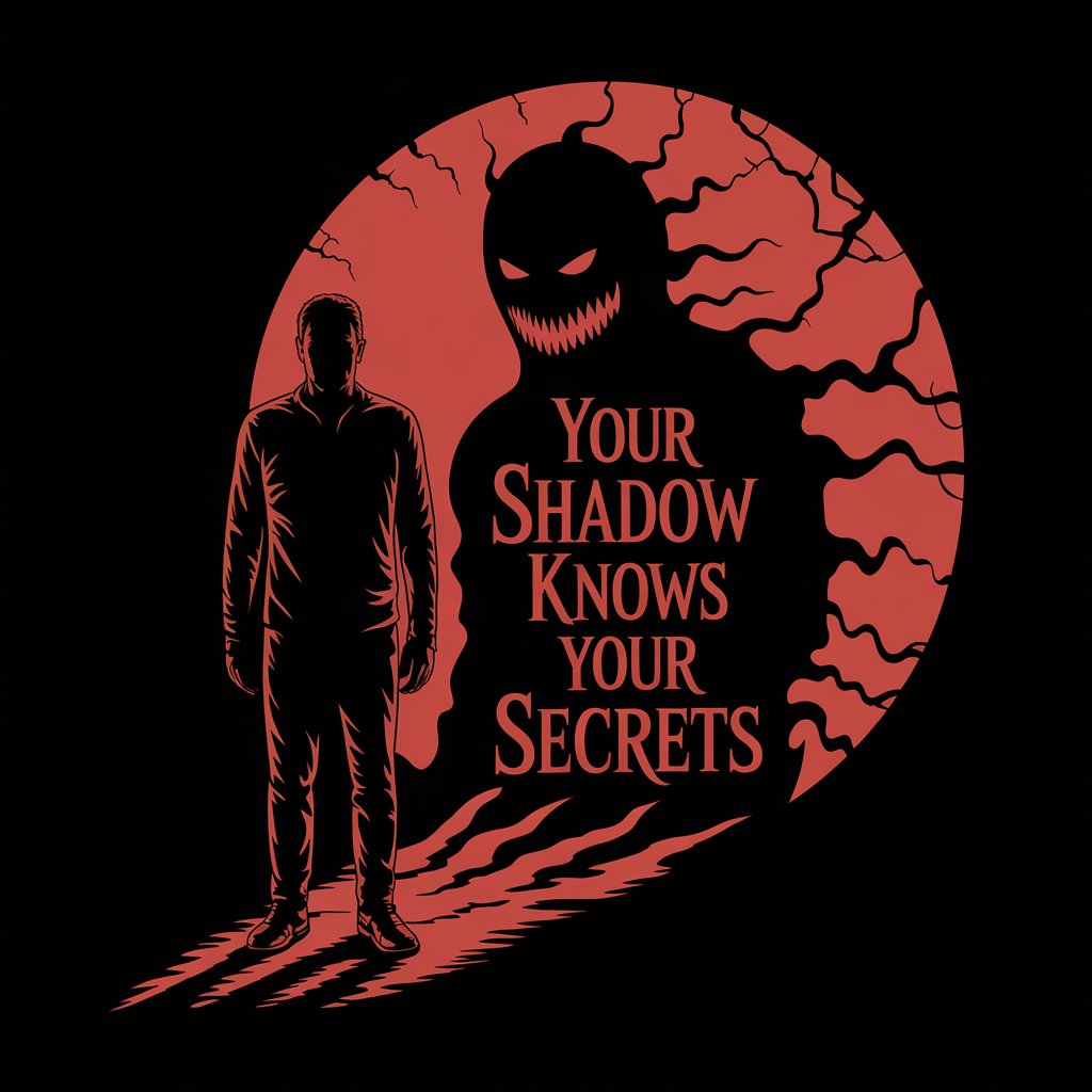 Your Shadow Knows Your Secrets Unisex Supima T-shirt
