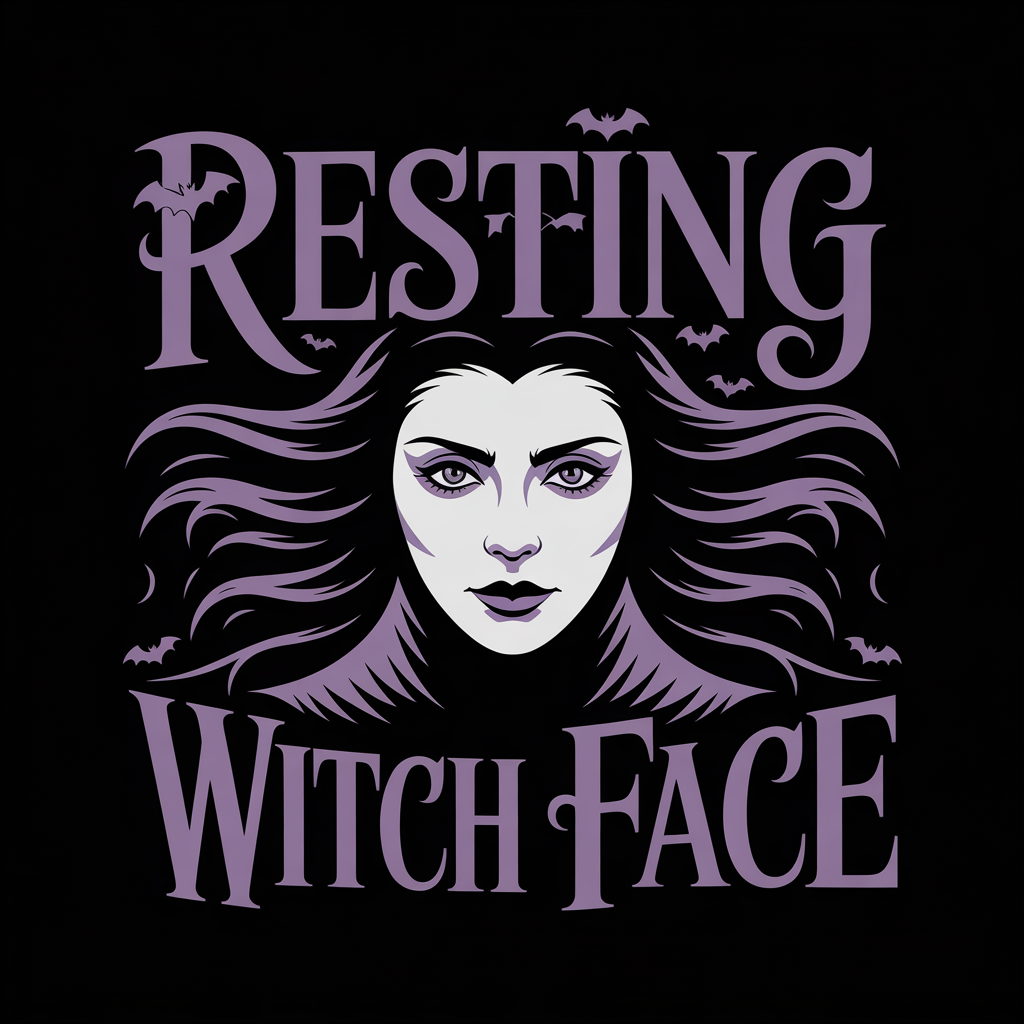 Resting Witch Face Unisex Supima T-shirt