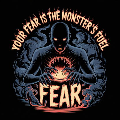 Your Fear Is The Monster's Fuel Unisex Supima T-shirt