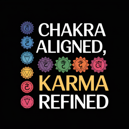 Chakra Aligned Karma Refined Unisex Supima T-shirt