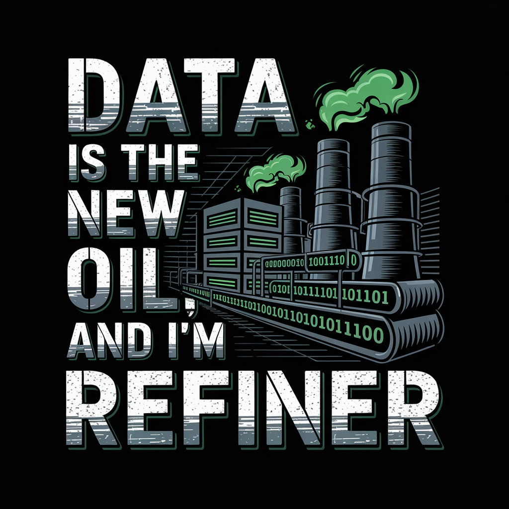 Data Is The New Oil And I'm Refiner Unisex Supima T-shirt