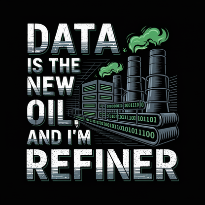 Data Is The New Oil And I'm Refiner Unisex Supima T-shirt