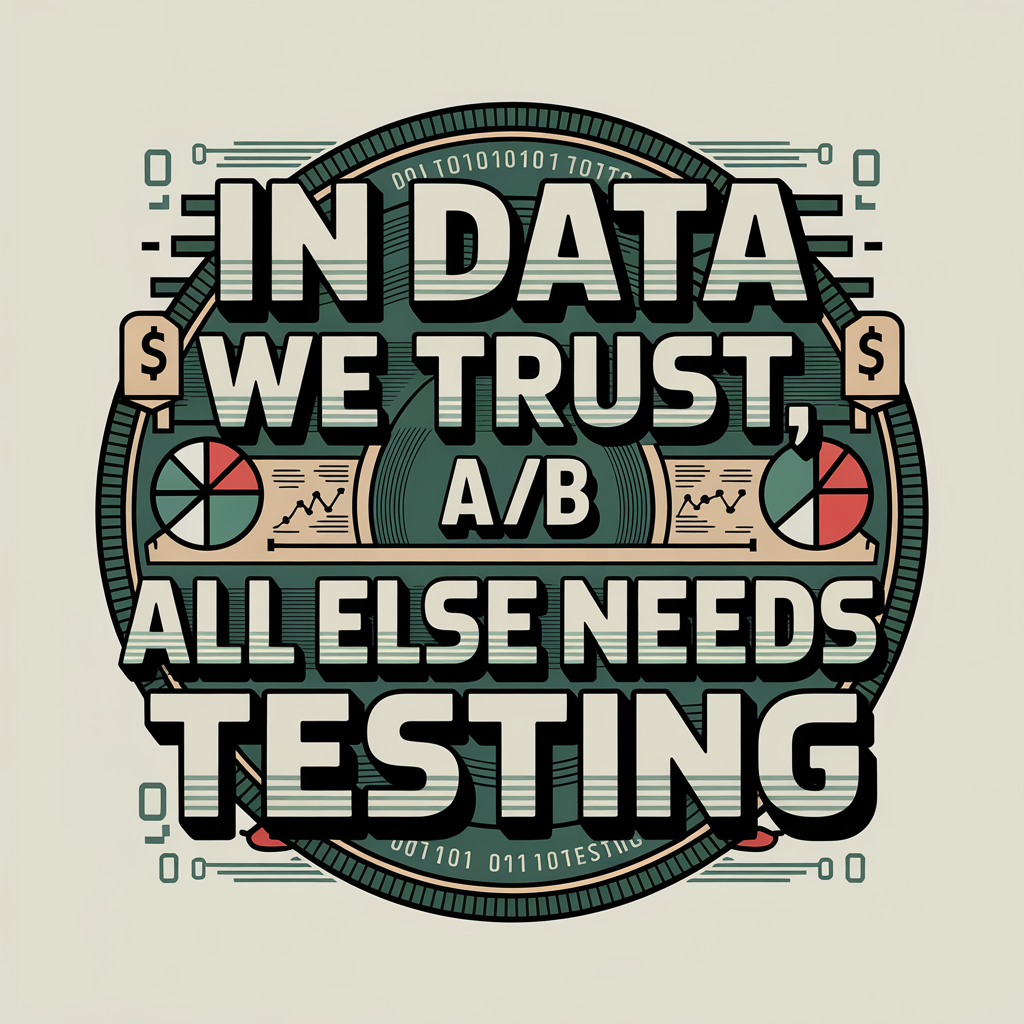 In Data We Trust All Else Needs Testing Unisex Supima T-shirt