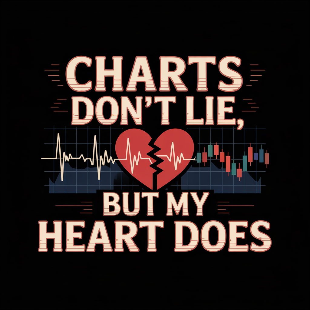 Charts Don't Lie But My Heart Does Unisex Supima T-shirt