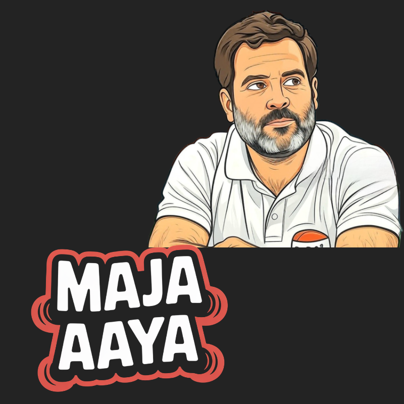 Maja Aaya Rahul Gandhi Unisex Supima T-shirt