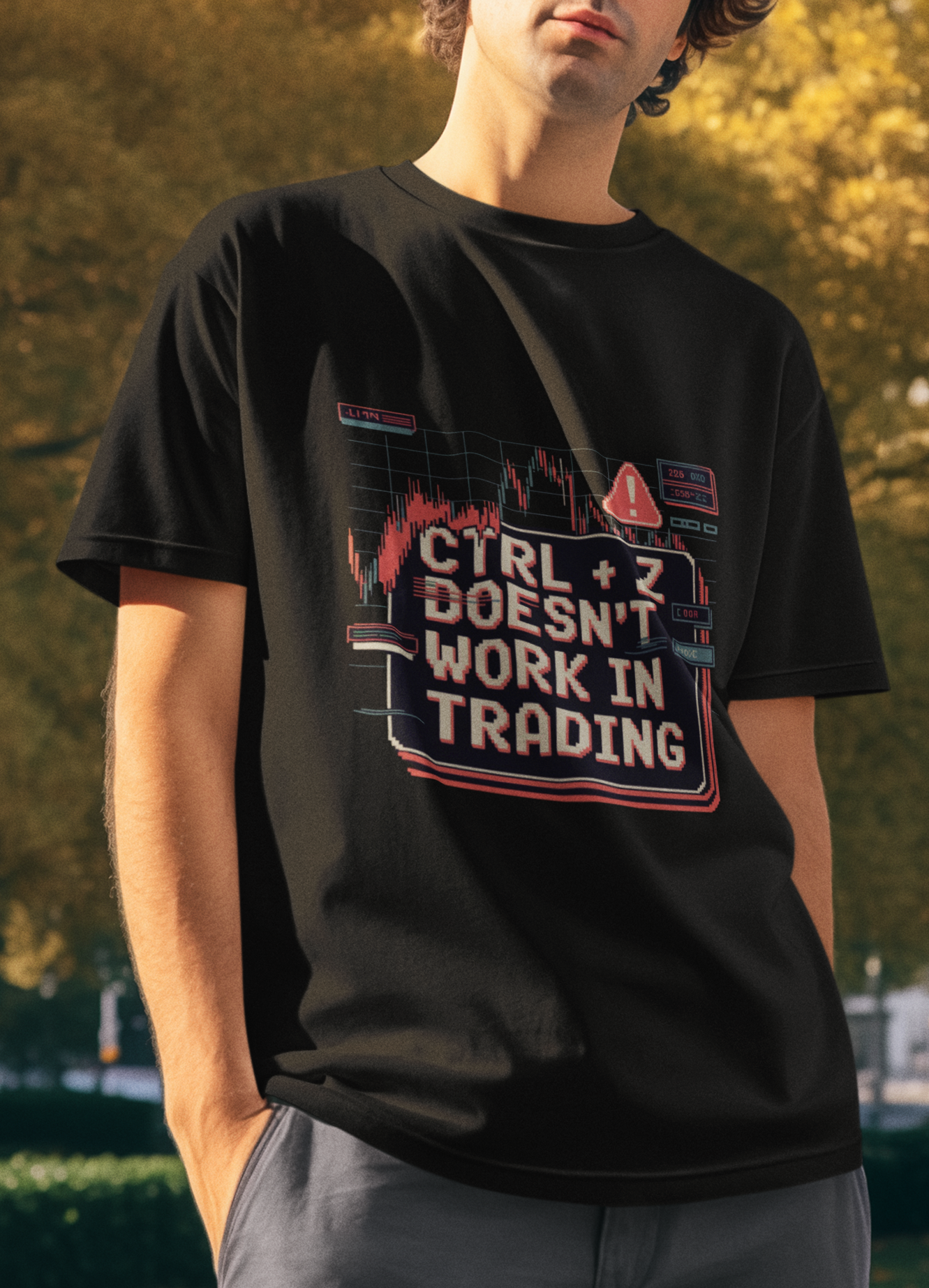 Ctrl + Z Doesn't Work In Trading Unisex Supima T-shirt