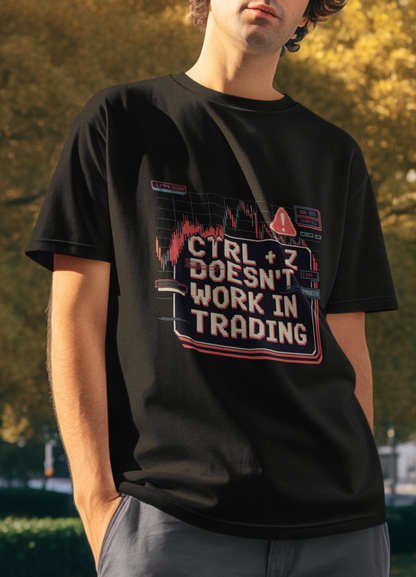 Ctrl + Z Doesn't Work In Trading Unisex Supima T-shirt