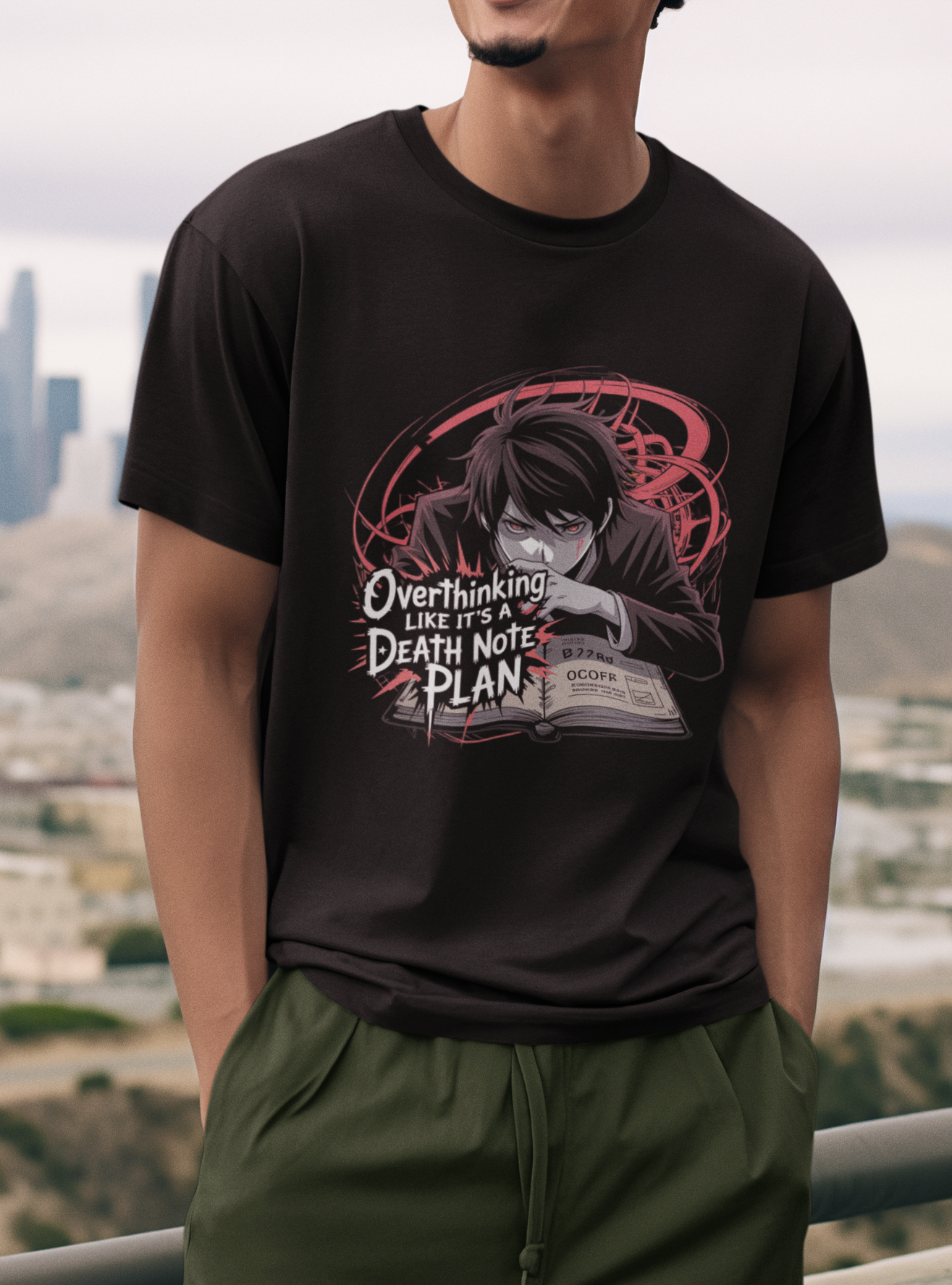 Overthinking Like It's A Death Note Plan Unisex Supima T-shirt