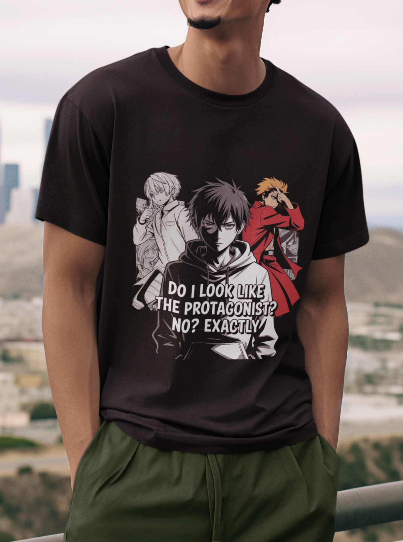Do I Look Like The Protagonist Unisex Supima T-shirt