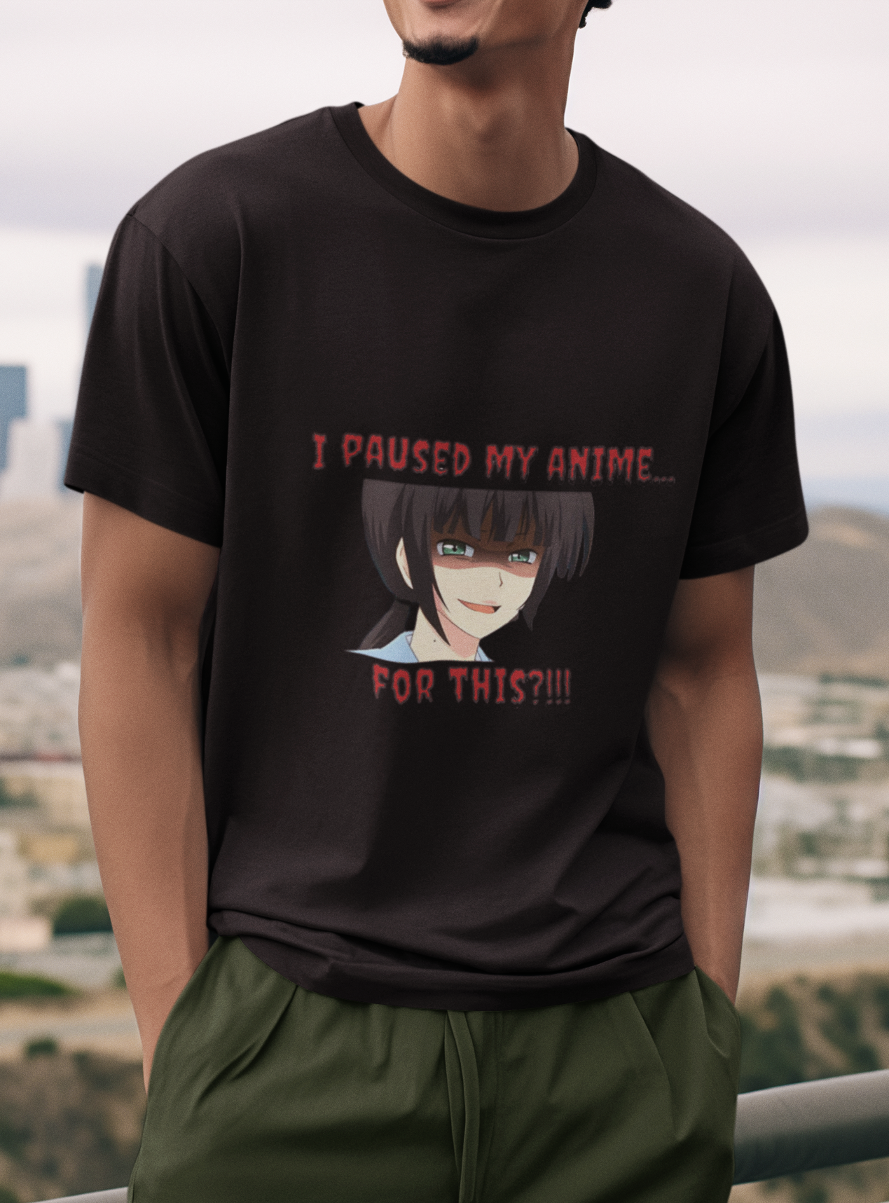 I Paused My Anime For This Unisex Supima T-shirt
