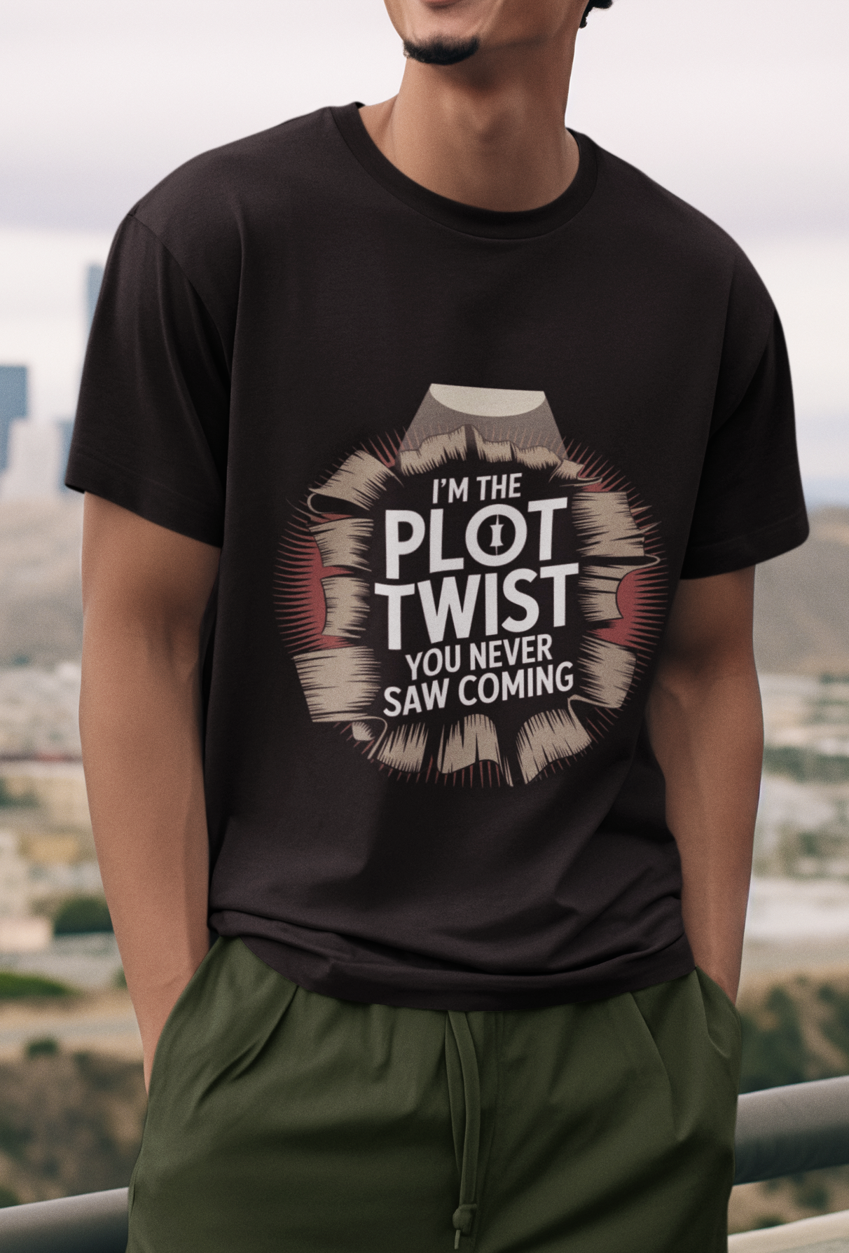 I'm The Plot Twist You Never Saw Coming Unisex Supima T-shirt