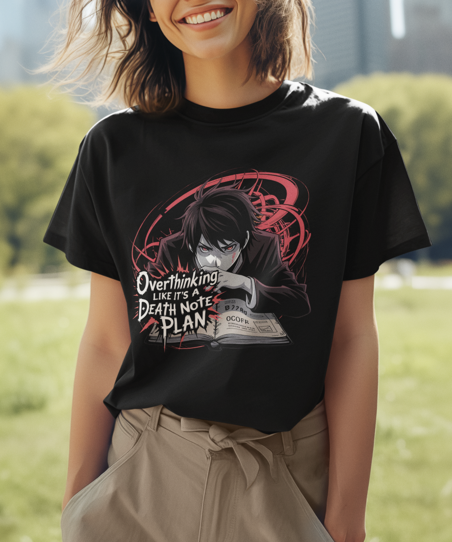Overthinking Like It's A Death Note Plan Unisex Supima T-shirt