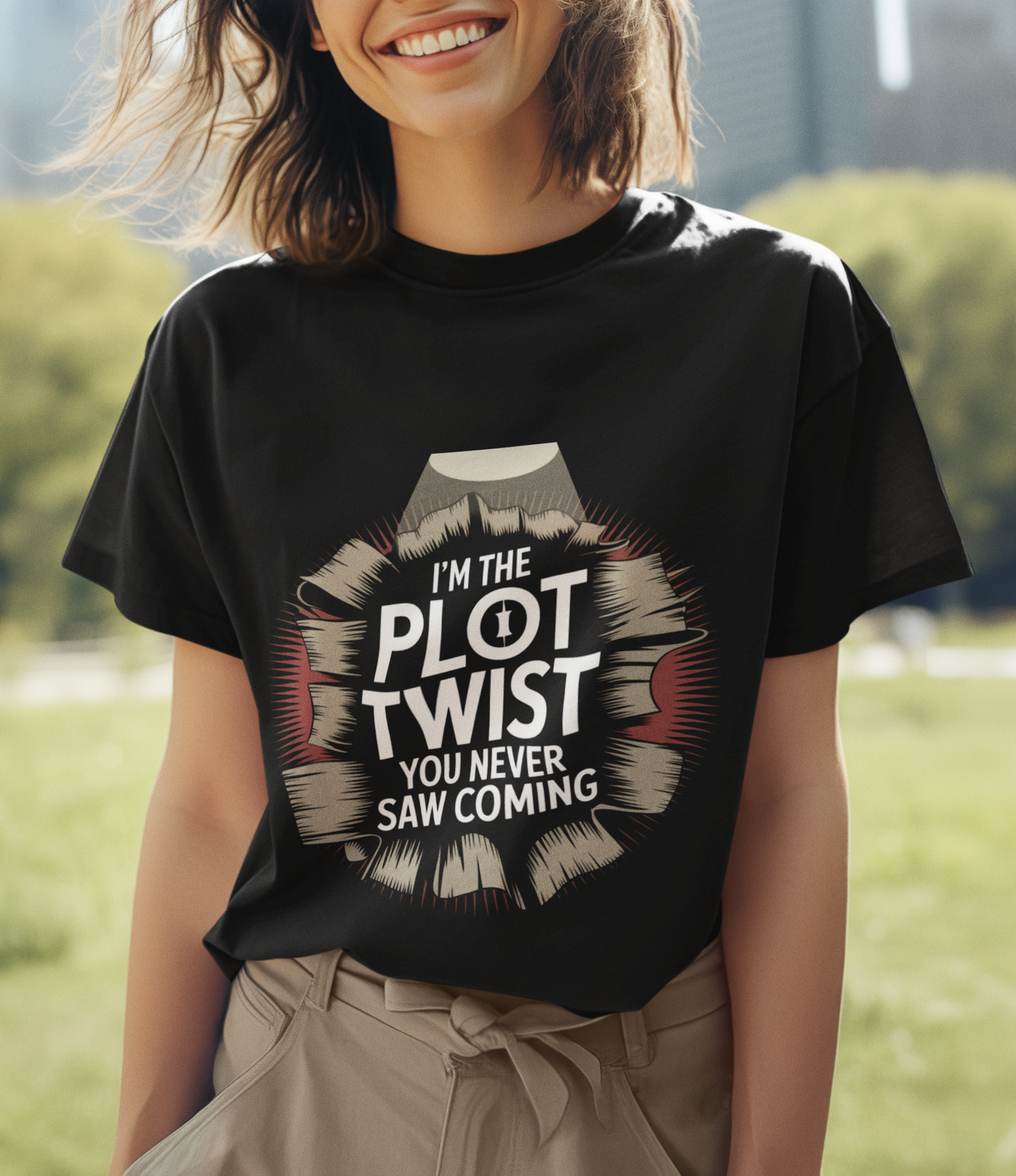 I'm The Plot Twist You Never Saw Coming Unisex Supima T-shirt