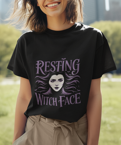 Resting Witch Face Unisex Supima T-shirt