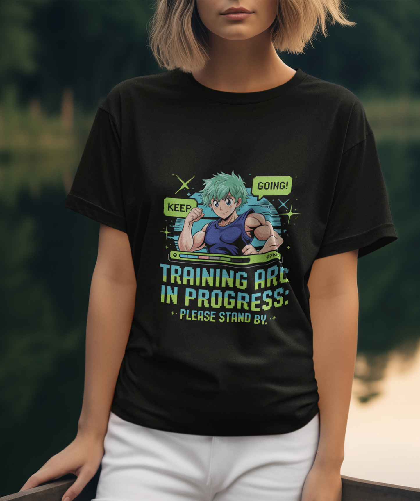 Training Arc In Progress Please Stand By Unisex Supima T-shirt