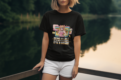 Being A Loli It's Not A Curse It's A Genre Unisex Supima T-shirt