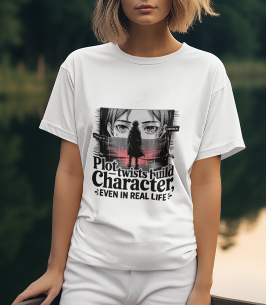 Plot Twists Build Character Even In Real Life Unisex Supima T-shirt