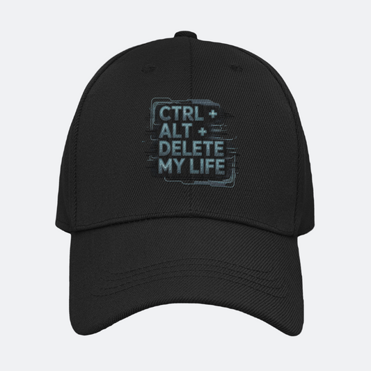 Ctrl + Alt + Delete My Life Baseball Cap